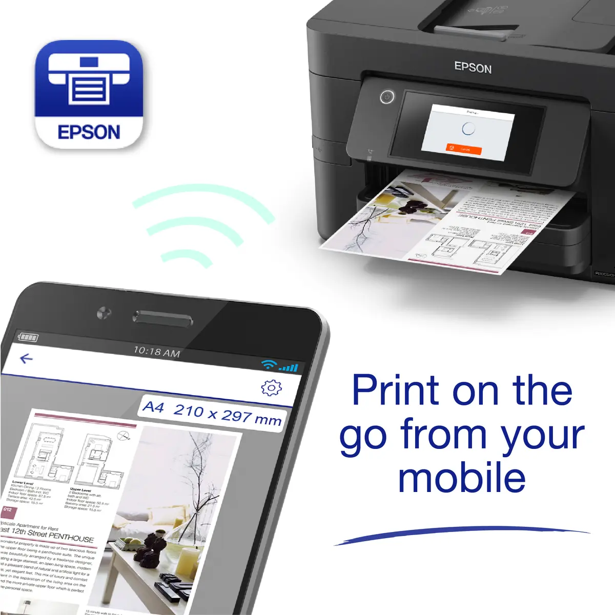 Epson WorkForce Pro WF-4820DWF Printer Photo 7