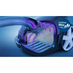 Revolutionary AirflowMax technology for strong suction power