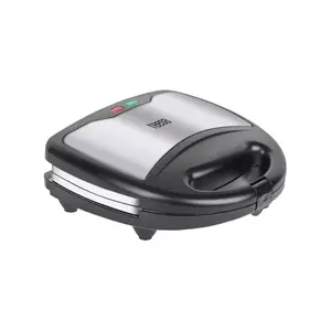 Sandwich Maker Teesa TSA3221 800 W Black Stainless Steel