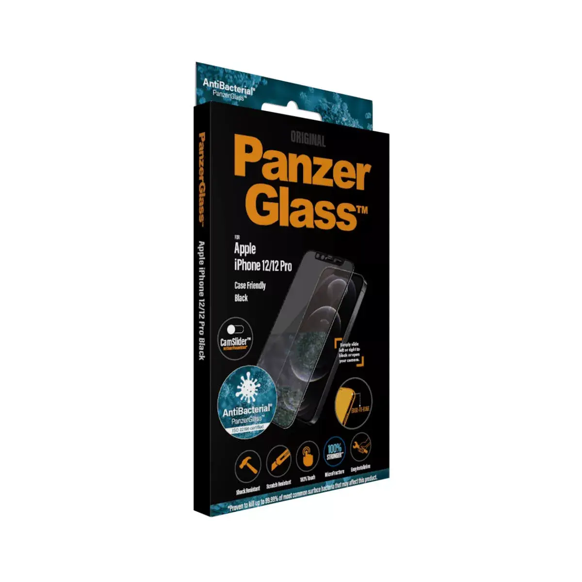PanzerGlass CamSlider ekrāna aizsargs iPhone 12/12 Pro Photo 4