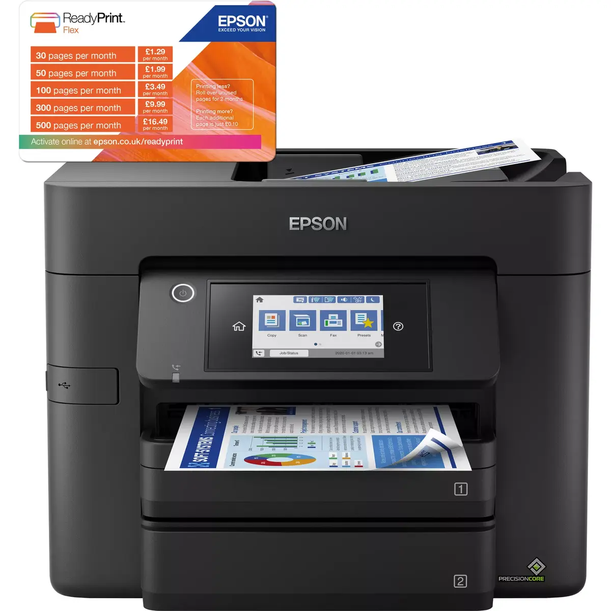 МФУ Epson WorkForce Pro WF-4830DTWF Photo 3