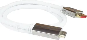Video kabeļa adapteris Python GC-M0221 1m DisplayPort uz HDMI balts