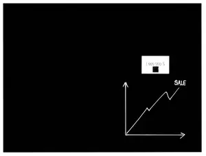 Magnetic glassboard black 60x80 cm