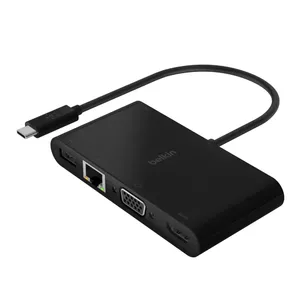 Belkin AVC004BTBK dokstacija USB 3.2 Gen 1 (3.1 Gen 1) Type-C Melns