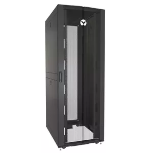 Freestanding rack cabinet Vertiv VR3157 48U, 800×1100×2265 mm, 19", max load 1361 kg, black/transparent