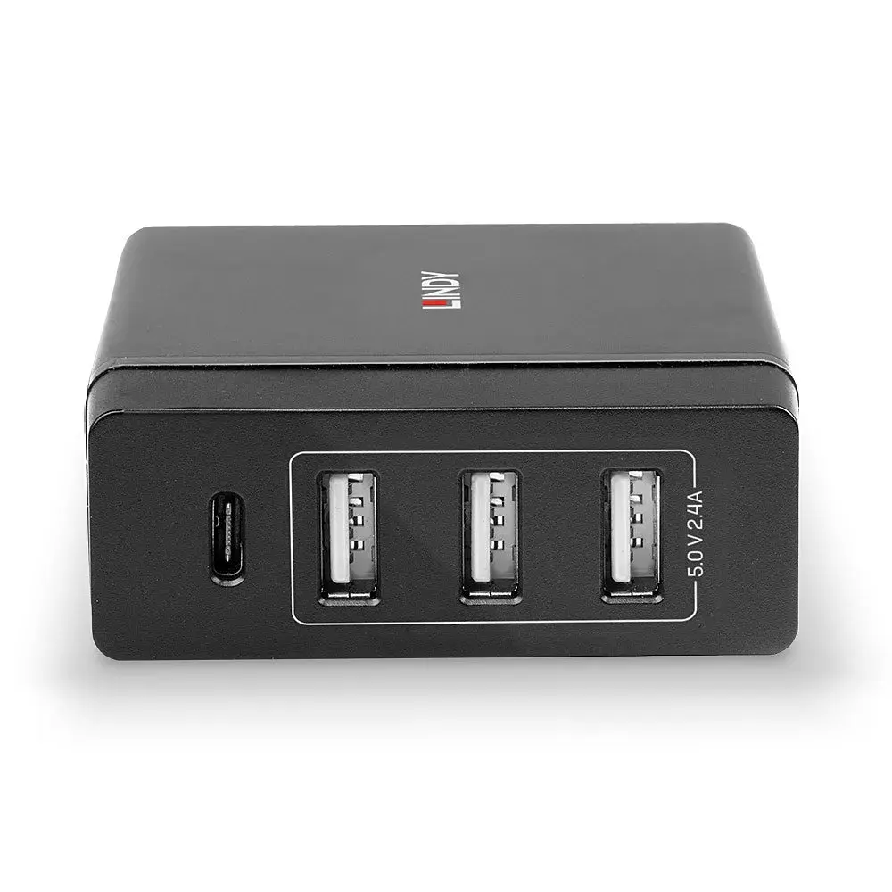 Lindy 4 portu USB Type‑C un A lādētājs 72W Photo 3