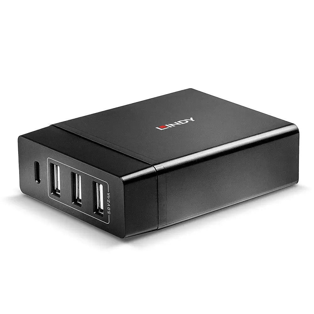 Lindy 4 portu USB Type‑C un A lādētājs 72W Photo 5