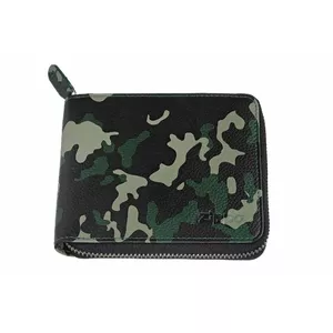 Кошелек Zippo Zipper Camo Green модель 2.006.055 — тканевый кошелек на молнии, камуфляжный зеленый