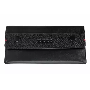 Табакерка Zippo Nappa Black модель 2.006.060 — компактный кожаный чехол для табака