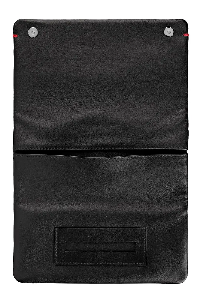Tabakas maciņš Zippo Nappa Tri-Fold Melna