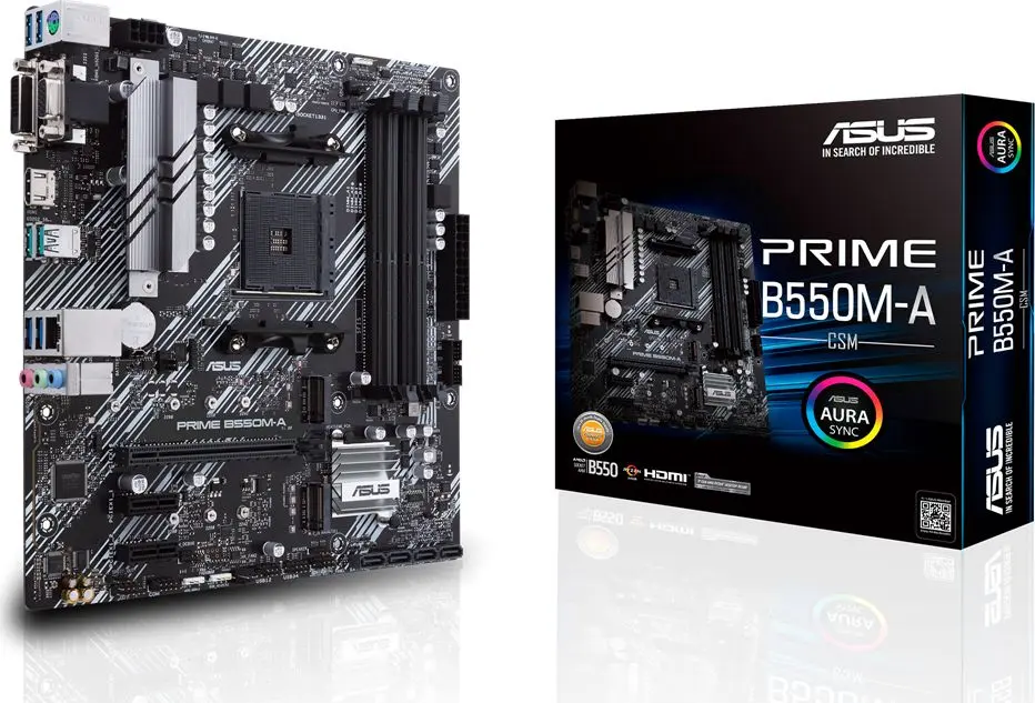 Pamatplate ASUS Prime B550M-A/CSM AMD B550