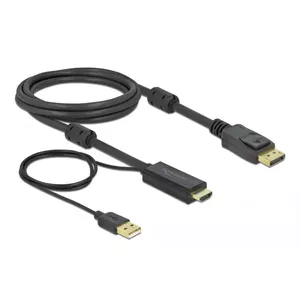 HDMI на DisplayPort кабель DeLOCK 85964 4K 30 Hz 2 м