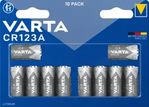Батарея Varta 06205 CR123A литиевая 3 В 34,5 мм 16 г