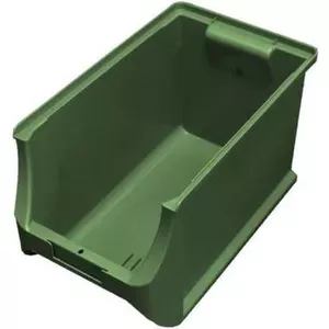 Storage box allit ProfiPlus 4H, 205×200×355 mm, green