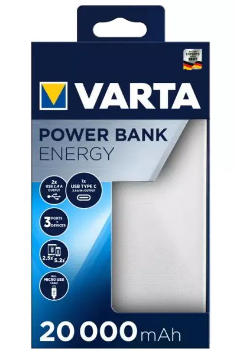 Portatīvais akumulators Varta Energy 20000 57978 101 111 Photo 2