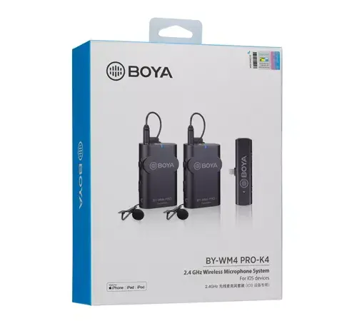 Boya BY-WM4 Pro-K4 bezvadu lavaljēra sistēma Photo 5