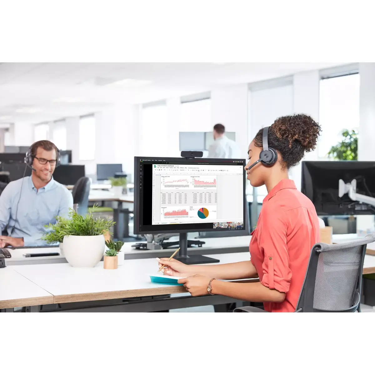 Austiņas Logitech Zone Wireless UC Photo 11