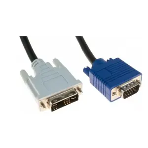 Video Cable Adapter Hypertec 127721-HY 5m DVI-A VGA (D-Sub) Black Blue White