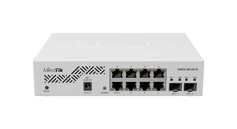 MikroTik CSS610-8G-2S+IN slēdzis Photo 3