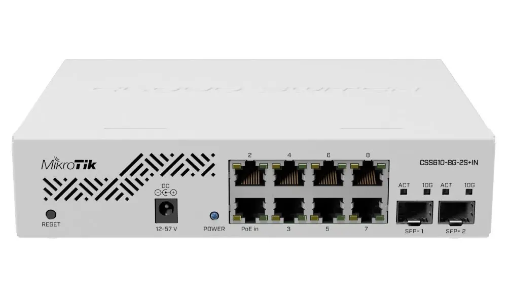 MikroTik CSS610-8G-2S+IN network switch Photo 5
