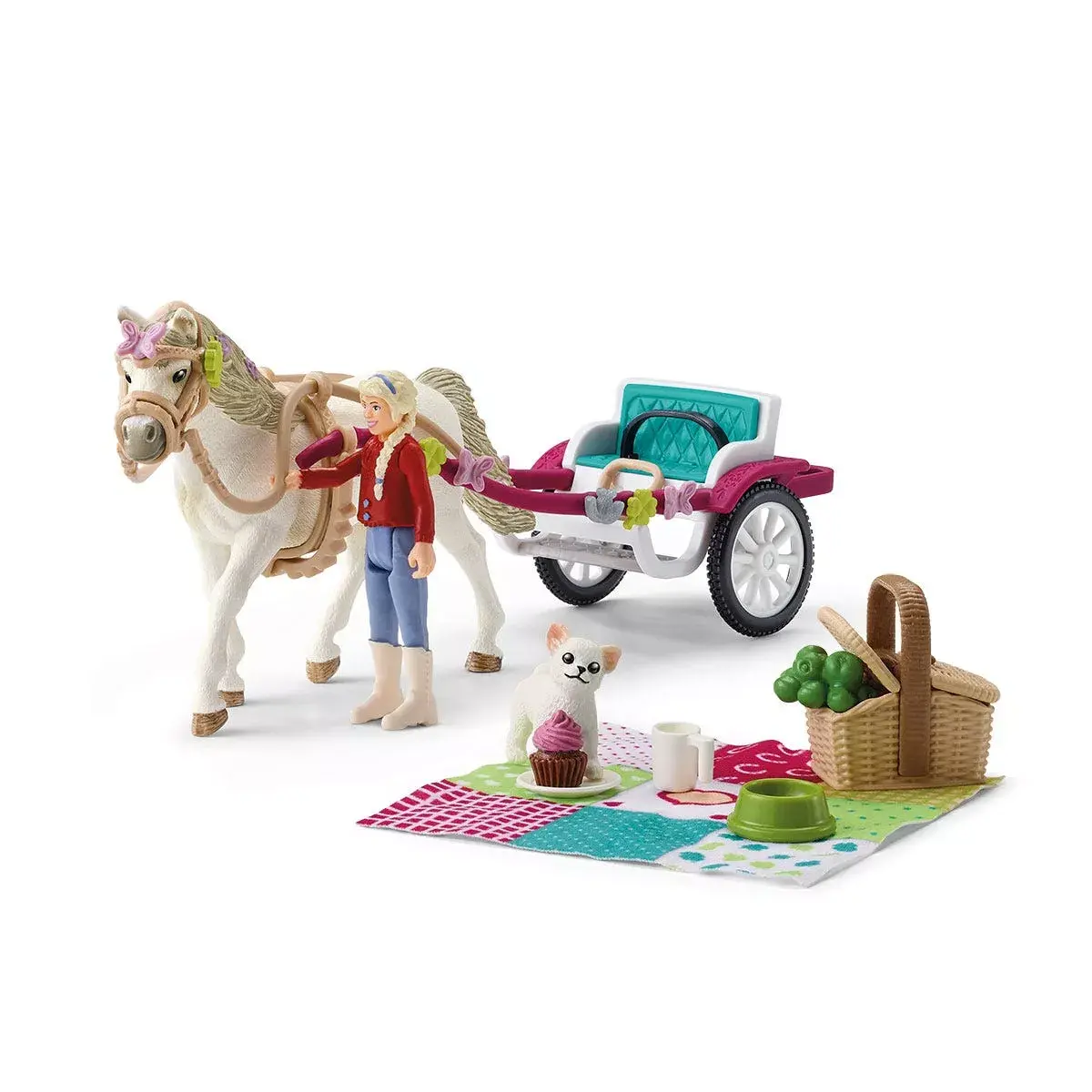 Ферма Schleich HORSE CLUB Маленькая карета для большого конного шоу Photo 12