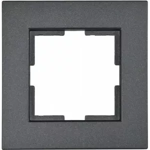 Single Frame Viko by Panasonic Novella 9218 0651 — Black decorative switch frame