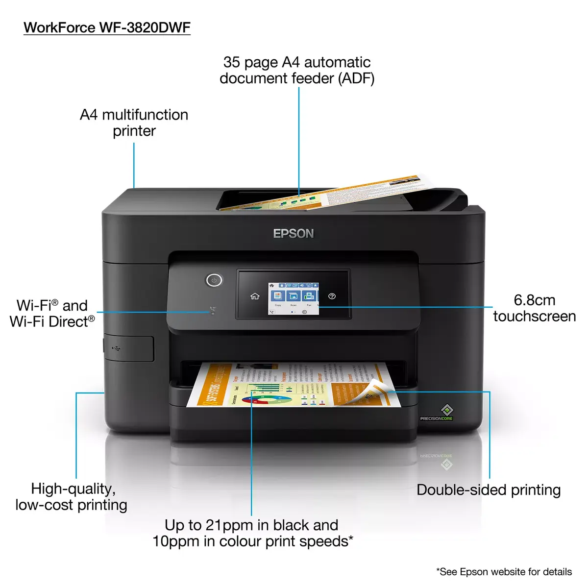 Daudzfunkcionālā ierīce Epson WorkForce Pro WF-3820DWF Photo 9