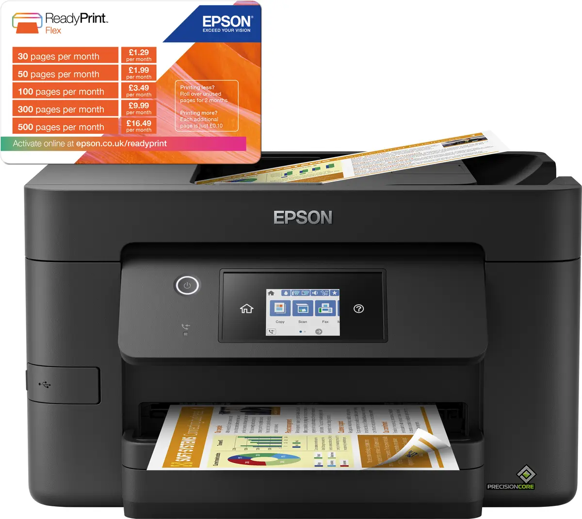 Epson WorkForce Pro WF-3820DWF Inkjet Multifunction Printer Photo 5
