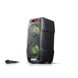 Sharp PS-929 180W Portable Party Speaker with TWS, Bluetooth, Aux & Microphone - Black