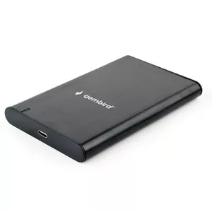 Gembird EE2-U3S-6 cieto disku uzglabāšanas sistēma HDD/SSD korpuss Melns 2.5"