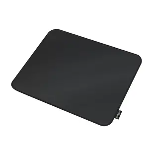 LogiLink ID0196 Gaming Mouse Pad in Black Made of Polyester with Stitched Edges and Non-Slip Base