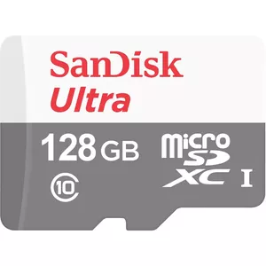 SanDisk 128GB Ultra microSDXC UHS-I Class 10 Atmiņas karte 100 MB/s SDSQUNR-128G-GN6MN