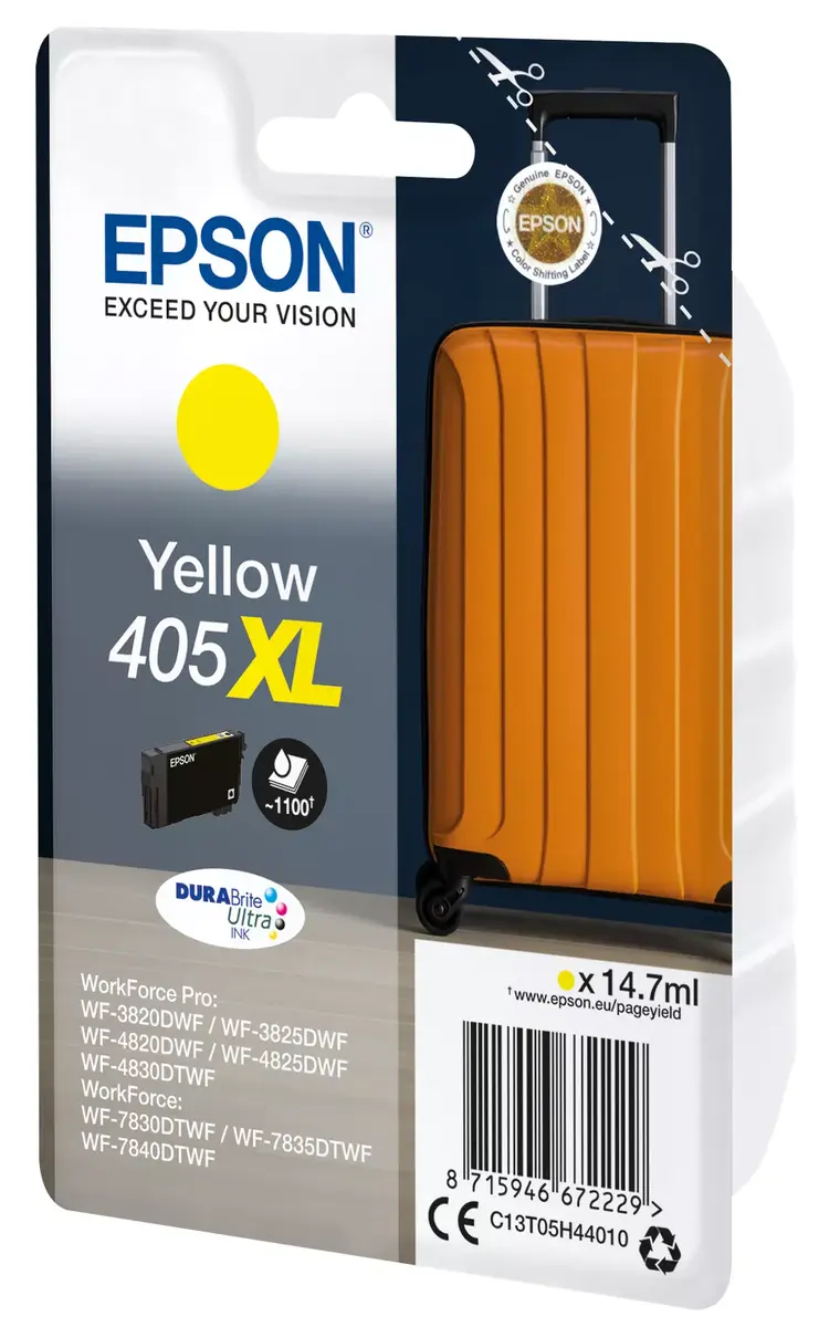 Картридж Epson Ink C13T05H44010 405XL XL Жёлтый Photo 2