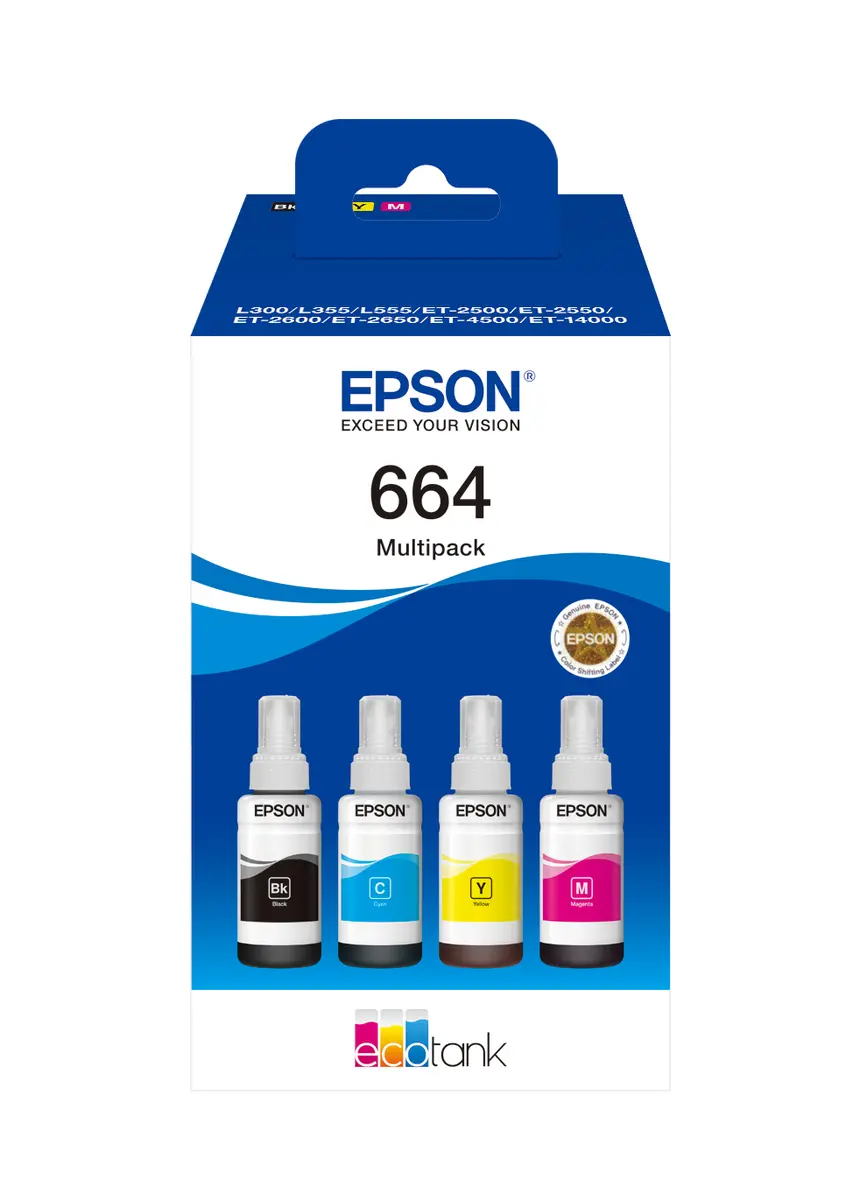 Epson 664 EcoTank 4 krāsu multipaka