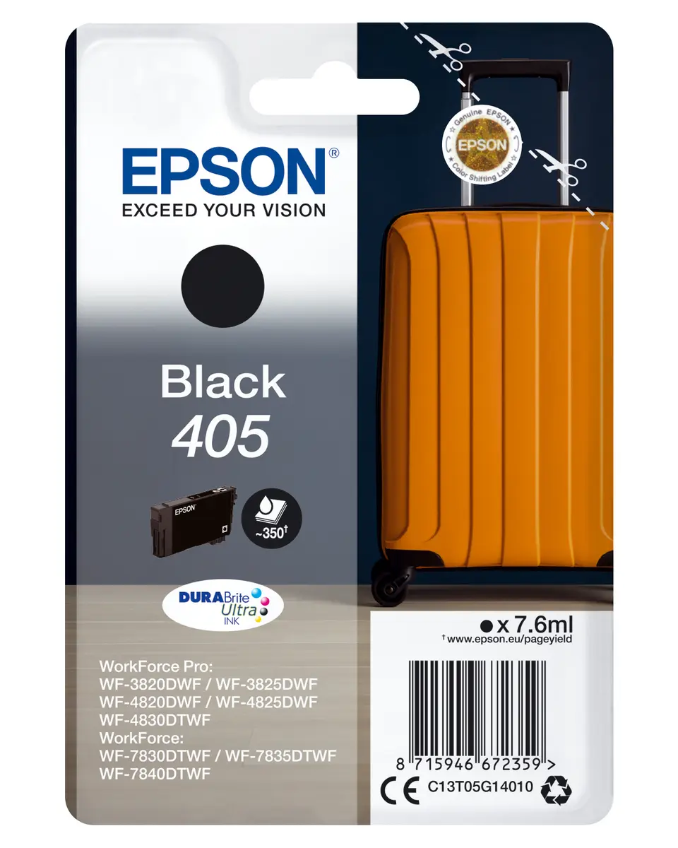 Epson 405 Melna oriģinālā DURABrite Ultra