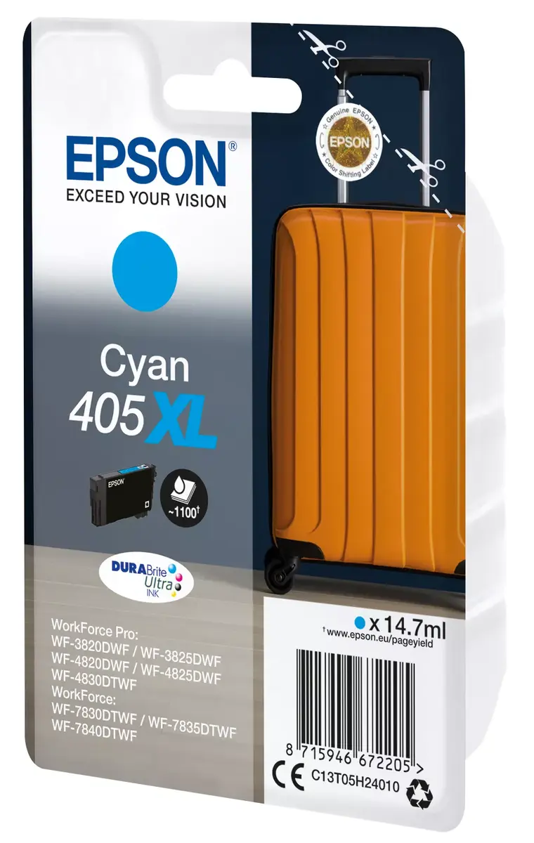Картридж Epson Ink C13T05H24010 405XL XL Cyan Photo 2