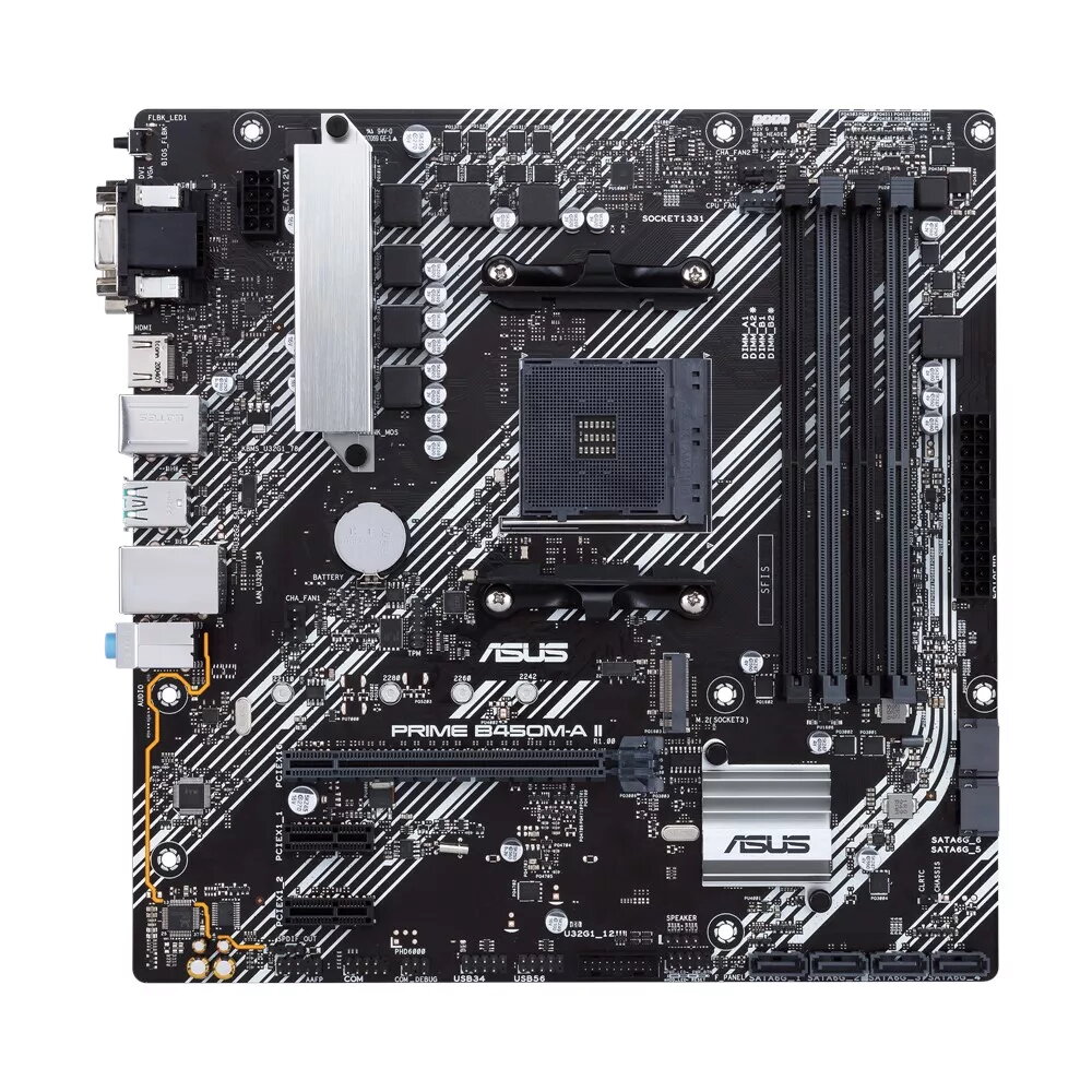 Pamatplate ASUS PRIME B450M-A II AMD