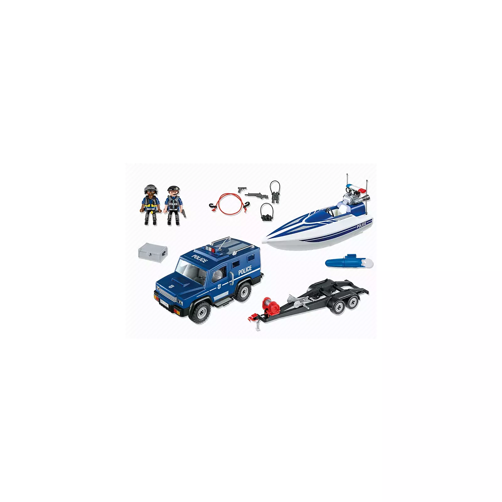 Playmobil Police Truck With Speedboat Clearance | congdoan.sgu.edu.vn