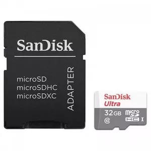 Zibatmiņa SanDisk 32GB MicroSDHC UHS-I SDSQUNR-032G-GN3MA