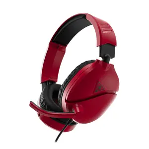 Turtle Beach Recon 70 Wired Gaming Headset for Nintendo Switch with Boom Microphone and Circumaural Ear Coupling in Black and Red