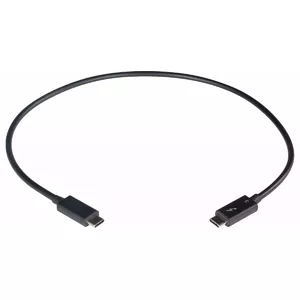 Sonnet - Thunderbolt kabelis - no USB-C (M) uz USB-C (M) - Thunderbolt 3 - 70 cm - melns