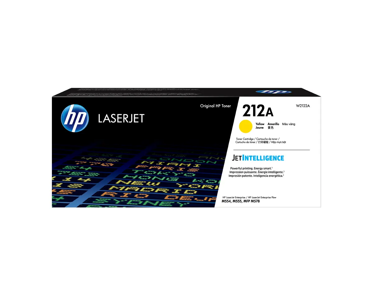 HP 212A dzeltenais oriģinālais lāzerprintera tonera