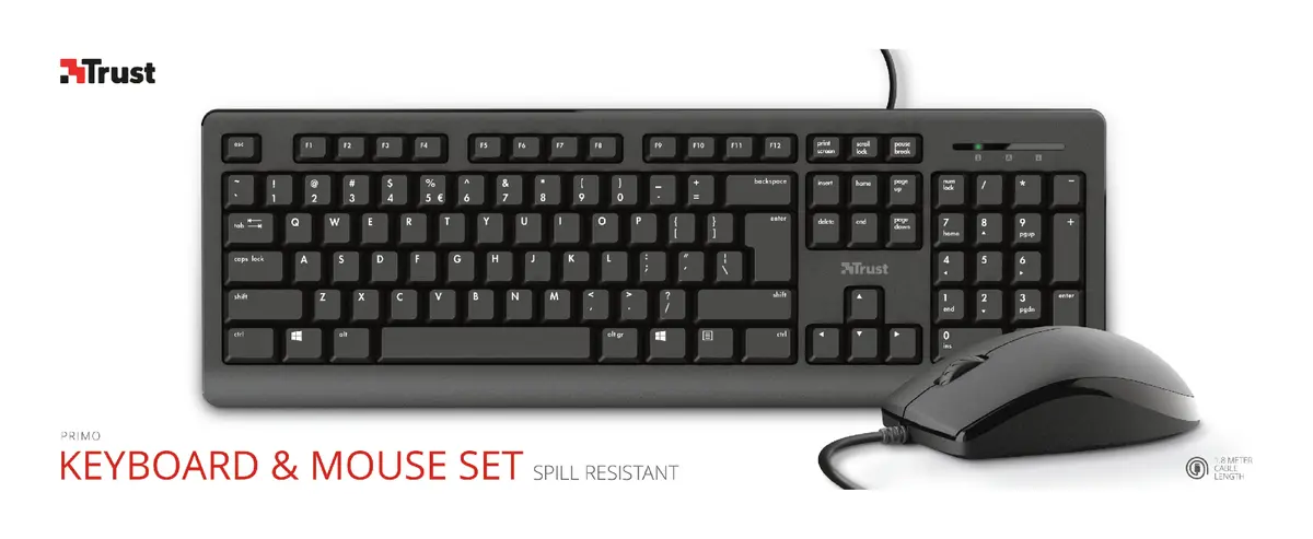 Trust Primo Keyboard and Mouse Set Photo 12