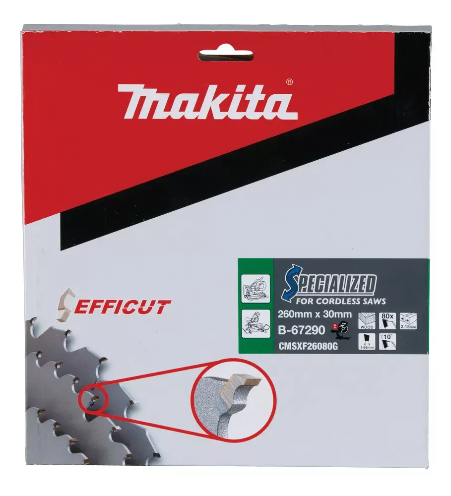 Ripzāģa disks Makita B-67290 260 mm Photo 3