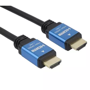 HDMI kabelis PREMIUMCORD kphdm2a1 2.0b, 1 m, metāla savienotājs