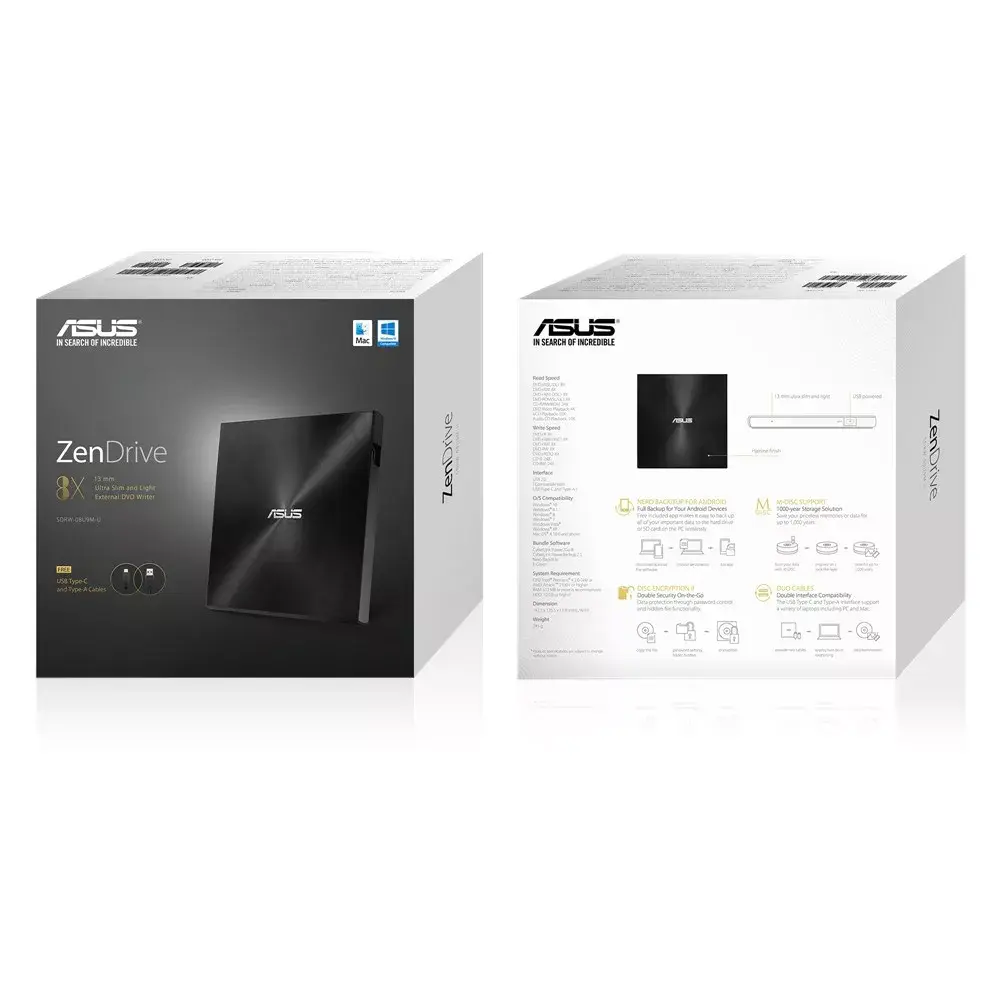 Optiskais disks ASUS ZenDrive U9M Photo 6