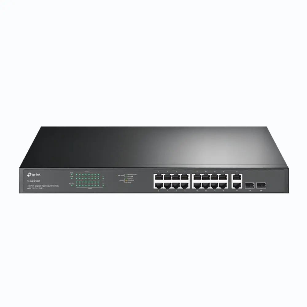 Neadministrēts slēdzis TP-Link TL-SG1218MP 18-portu Gigabit