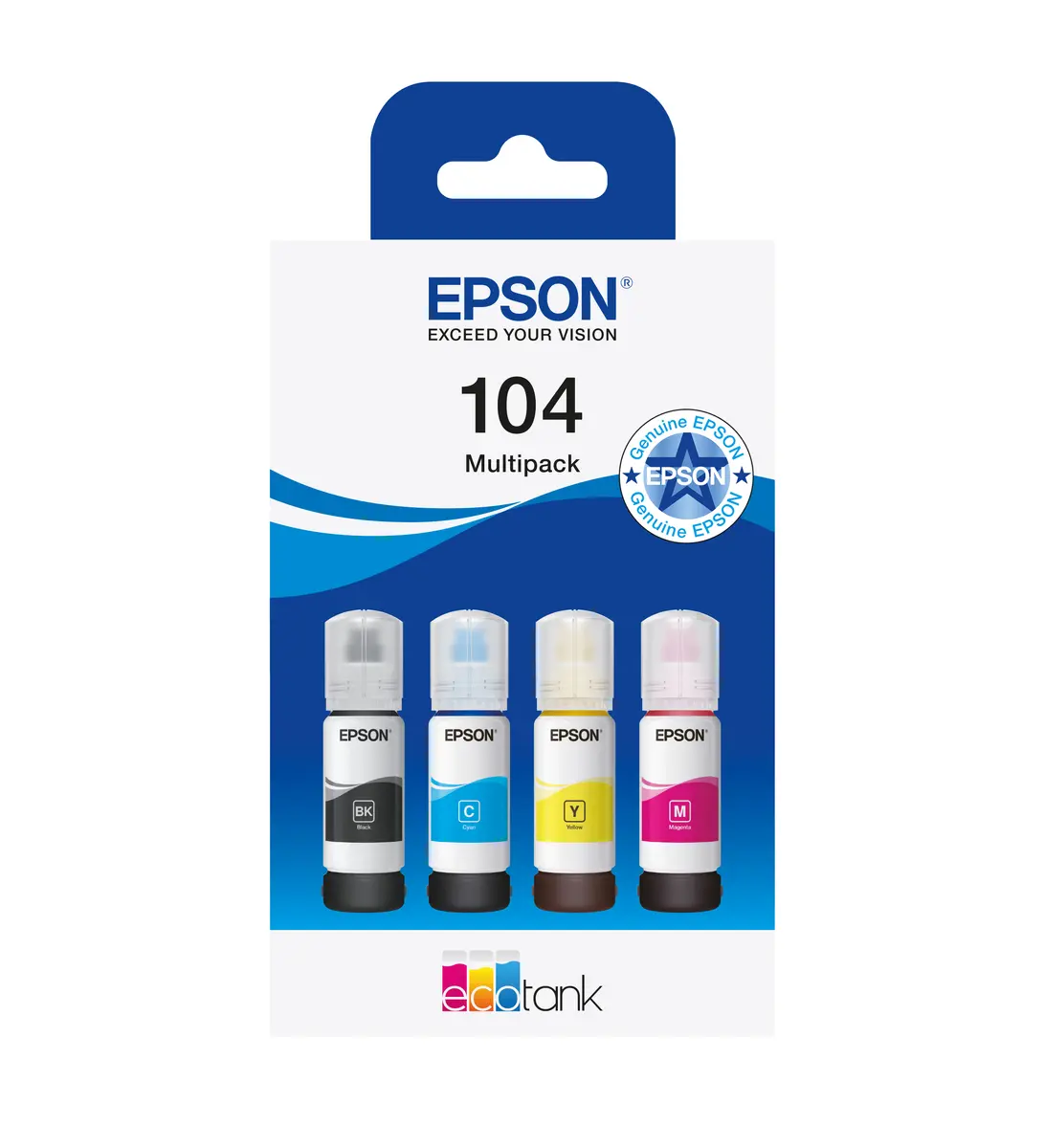 Мультипак чернил Epson 104 EcoTank 4 цвета Photo 7