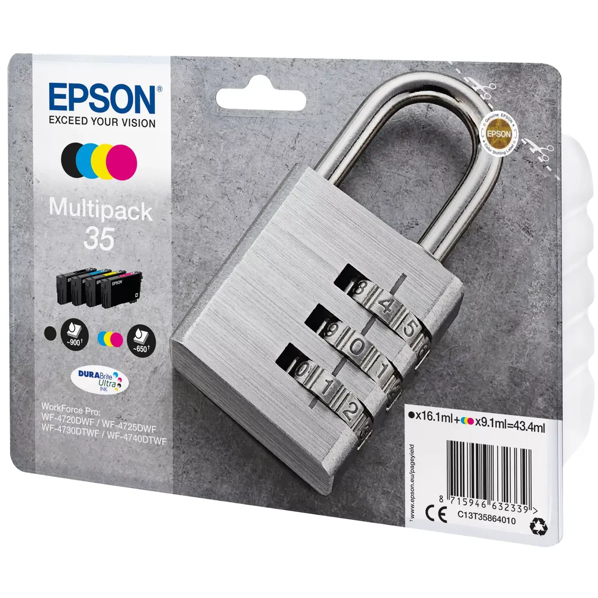 Картридж Epson Ink C13T35864010 35 Multipack BK,C,M,Y Photo 2
