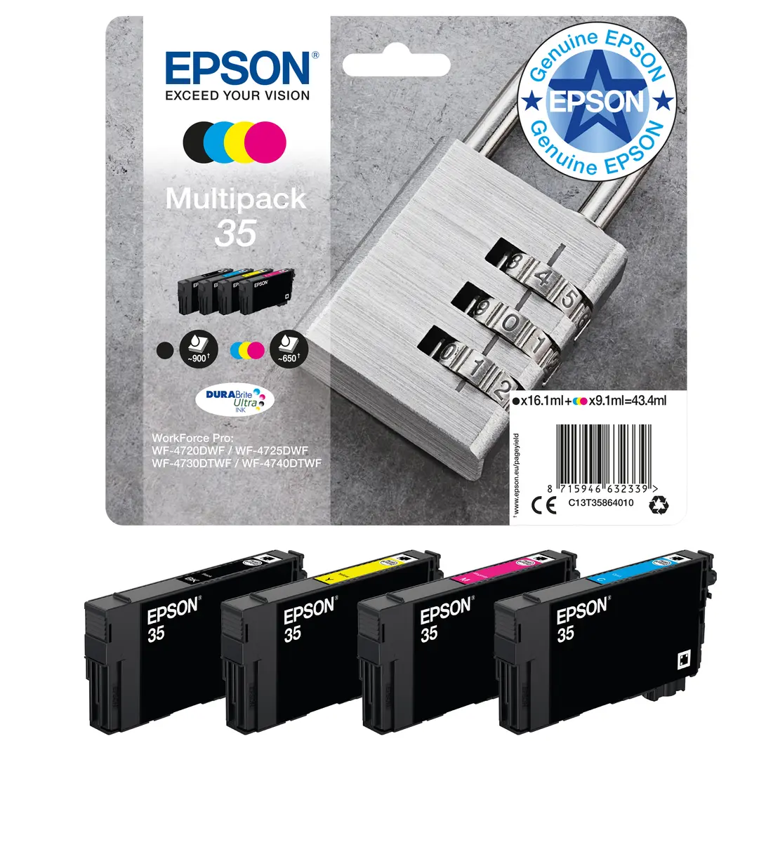 Epson Padlock 35 DURABrite Ultra Multipack